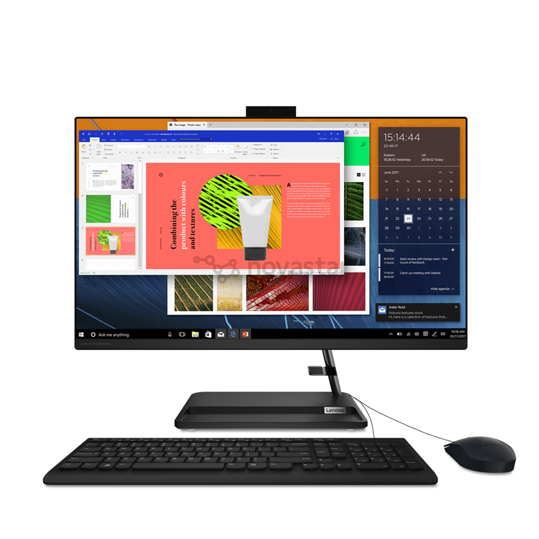 Stacionarus kompiuteris Lenovo IdeaCentre AIO 3 27ALC6/Ryzen 5 5500U/Radeon Graphics/512 GB SSD; 16 GB RAM/W11H