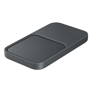 Belaidis įkroviklis Samsung Wireless Charger Duo Pad + Travel Adapter, Dark Gray