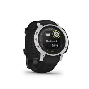 Garmin Instinct 2 Solar, Surf Edition, 45 мм, черный/серый - Спортивные часы 010-02627-05