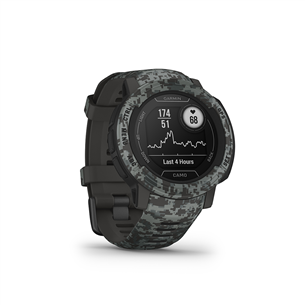 Išmanusis laikrodis Garmin Instinct 2, Camo Edition, 45 mm, Graphite Camo 010-02626-03
