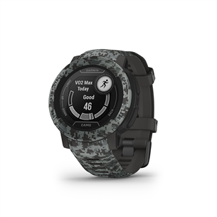 Išmanusis laikrodis Garmin Instinct 2, Camo Edition, 45 mm, Graphite Camo