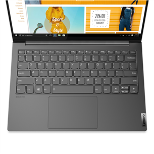 Lenovo Yoga Slim 7 13ACN5, 13.3", QHD, Ryzen 5, 16 GB, 512 GB, iron gray - Notebook