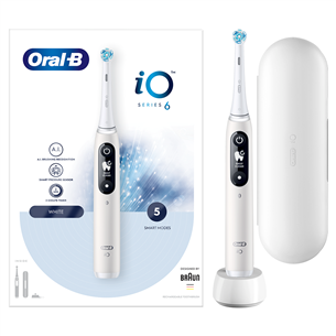 Braun Oral-B iO6, футляр, белый - Электрическая зубная щетка IO6WHITE