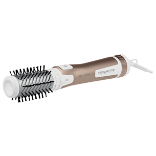 Rowenta Brush Activ Compact, 1000 Вт, белый/медный - Вращающаяся фен-щетка