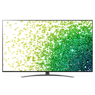 LG NanoCell 4K UHD, 75", central stand, grey - TV