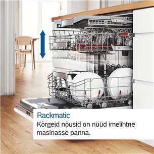 Bosch Serie 8, Silence Pro, 14 place settings - Built-in Dishwasher