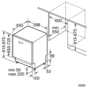 Įmontuojama indaplovė Bosch SMV8ZCX02E