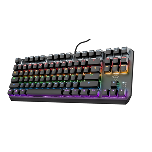 Klaviatūra Trust GXT834 Callaz TKL, RUS, Black