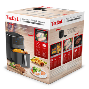 Tefal Easy Fry & Steam, 1700 W, black - 3in1 Air Fryer