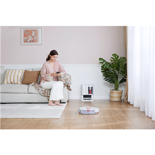 Roborock S7 Plus Wet&Dry, vacuuming and mopping, white - Robot vacuum cleaner