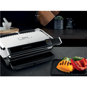 Tefal OptiGrill Elite XL, 2200 Вт, черный/нерж. сталь - Электрический гриль