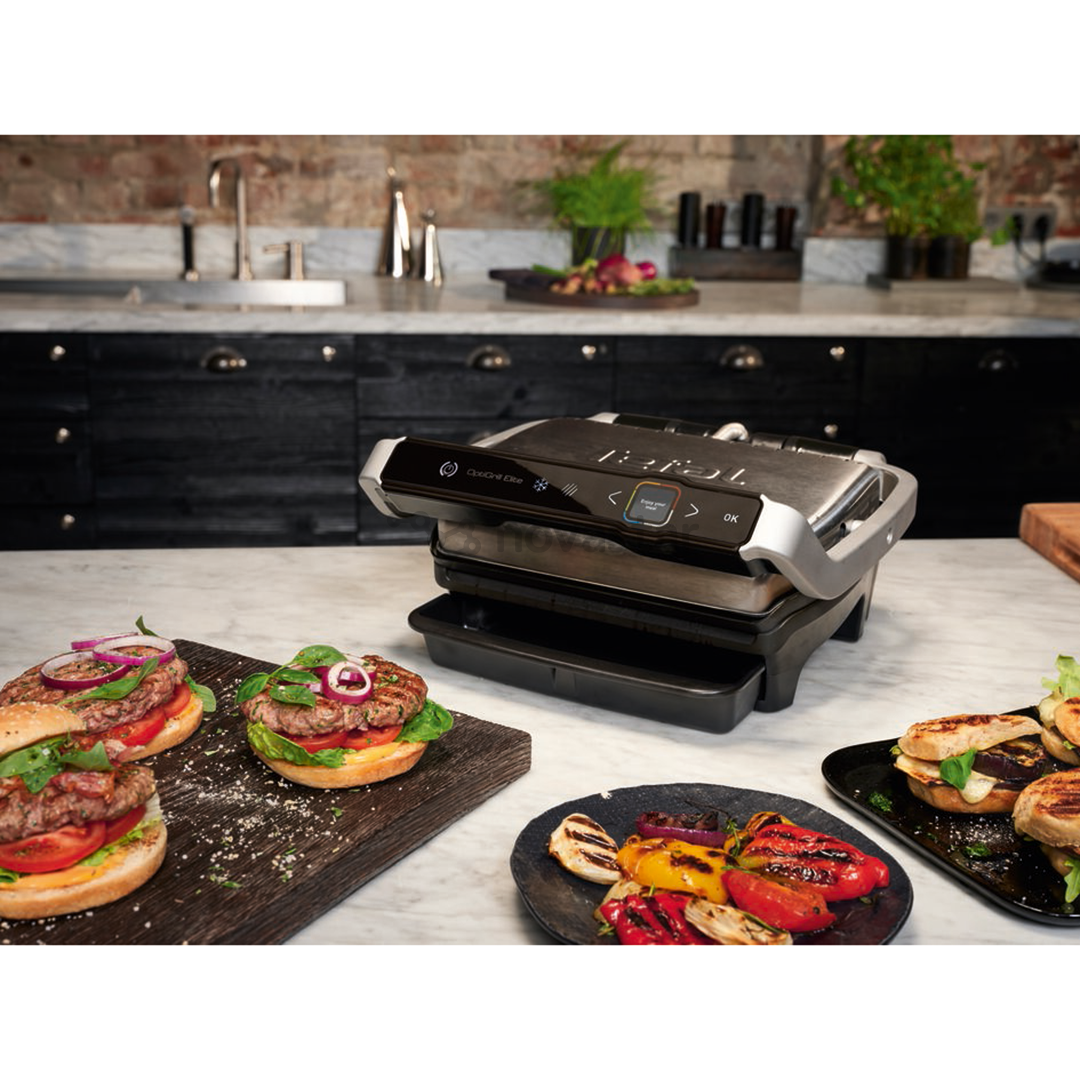 Tefal - Grill de contact OPTIGRILL ELITE 2000W/230V noir