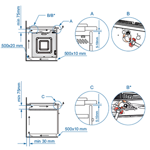 Hansa, width 29 cm, inox - Built-in Gas Hob