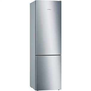Bosch Serie 6, высота 201 см, 343 л, нерж. сталь - Холодильник KGE39AICA