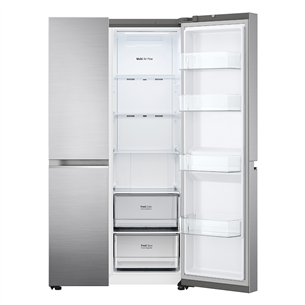 LG, NoFrost, 655 L, height 179 cm, silver - SBS Refrigerator