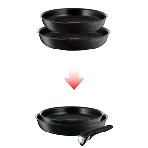 2-jų dalių keptuvių rinkinys Tefal Ingenio Expertise 22/26 cm + rankena
