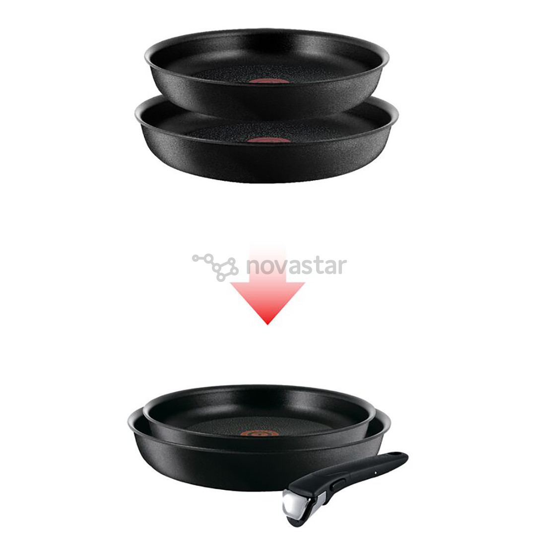 2-jų dalių keptuvių rinkinys Tefal Ingenio Expertise 22/26 cm + rankena