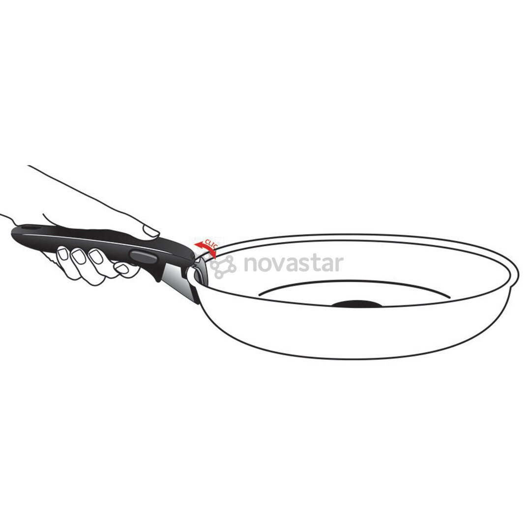 2-jų dalių keptuvių rinkinys Tefal Ingenio Expertise 22/26 cm + rankena