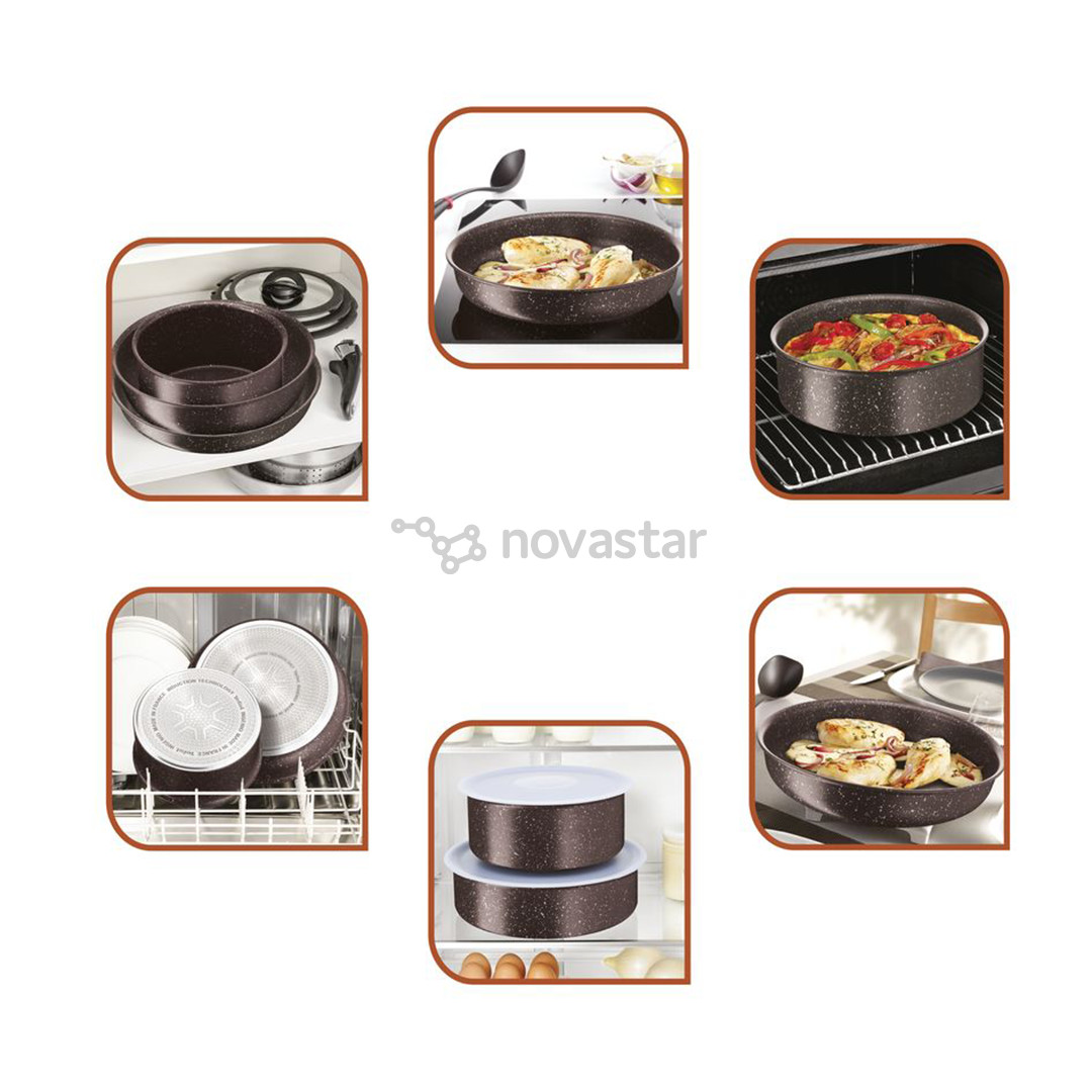 Puodų ir keptuvių rinkinys Tefal Ingenio Extreme 10 vnt.