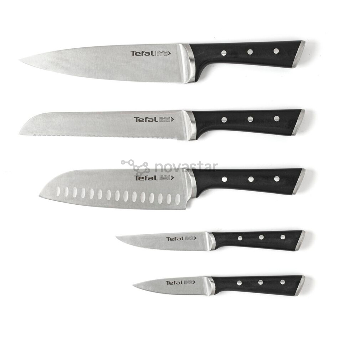 Tefal Ice Force - Wooden block with 5 knives