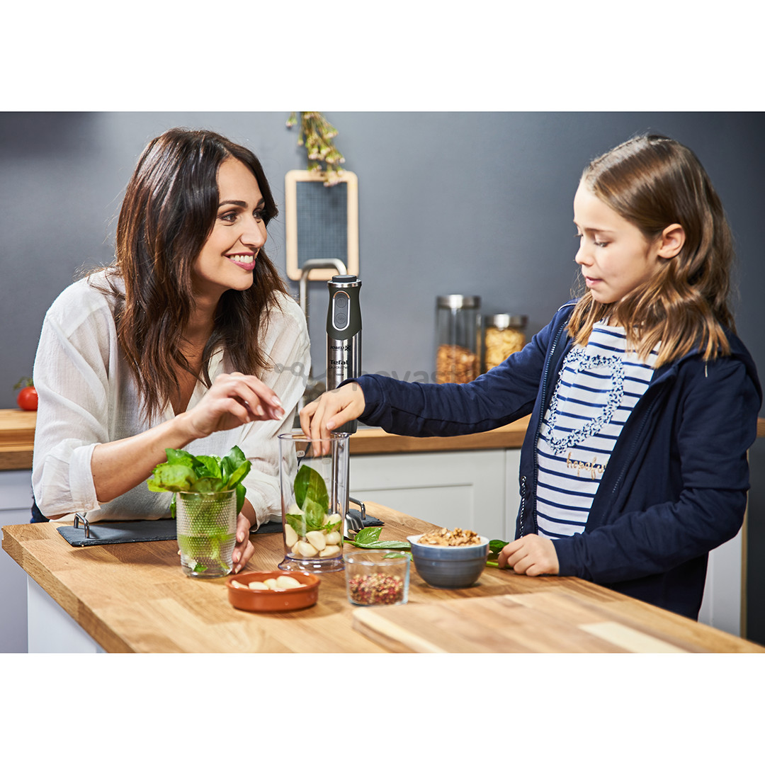 Tefal QuickChef 2in1, 1000 W, juodas/nerūdijančio plieno - Trintuvas