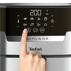 Tefal Easy Fry & Grill, 1400 W, stainless steel/black - AirFryer