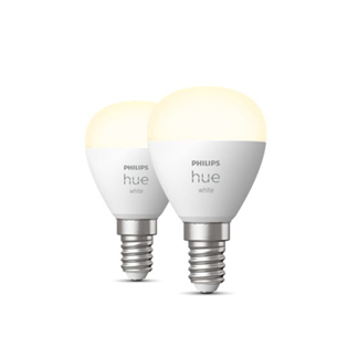 Philips Hue White Lustre, P45, E14, 2 pieces, white - Smart light