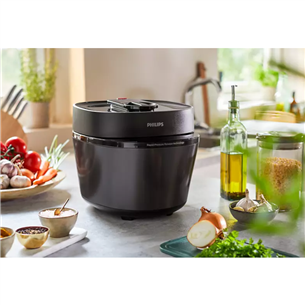 Philips All-in-One Cooker, 5 L, 1000 W, black - Pressure cooker