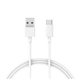 Laidas Xiaomi Mi, USB-A -- USB-C, 1 m, white