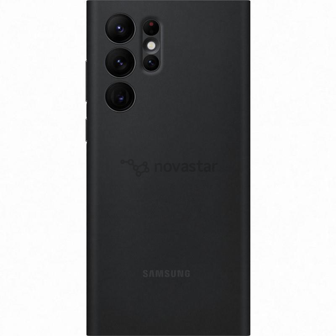 Dėklas Samsung Galaxy S22 Ultra S-View, Juodas
