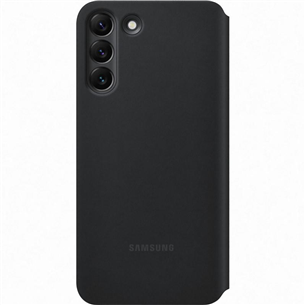 Samsung Galaxy S22+ S-View Flip Cover, black - Smartphone cover
