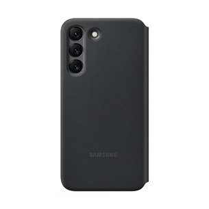 Dėklas Samsung Galaxy S22 + Smart LED View Cover, Juodas