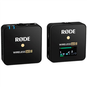 Mikrofono sistema RODE GO II Wireless Single, Black