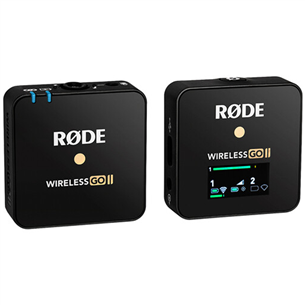 Mikrofono sistema RODE GO II Wireless Single, Black