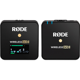 Mikrofono sistema RODE GO II Wireless Single, Black