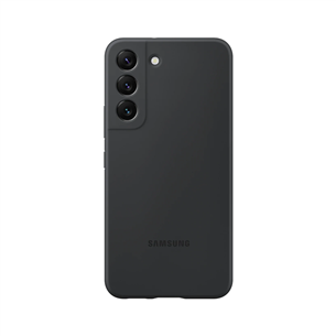 Dėklas Samsung Galaxy S22, Silikoninis, Juodas EF-PS901TBEGWW