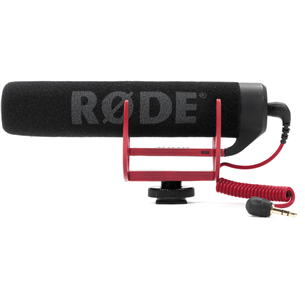 Mikrofonas RODE VideoMic GO, Black/Red VMGO