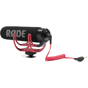 Mikrofonas RODE VideoMic GO, Black/Red