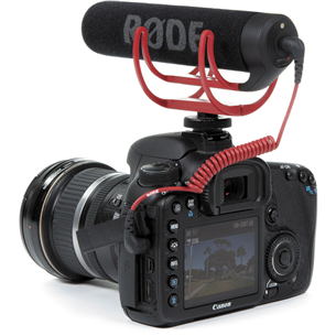 Mikrofonas RODE VideoMic GO, Black/Red