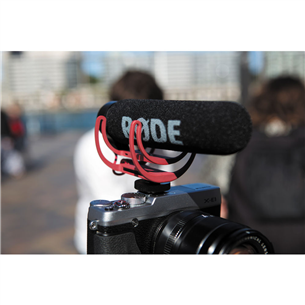 Mikrofonas RODE VideoMic GO, Black/Red
