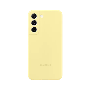 Samsung Galaxy S22 Silicone Cover, желтый - Чехол для смартфона EF-PS901TYEGWW