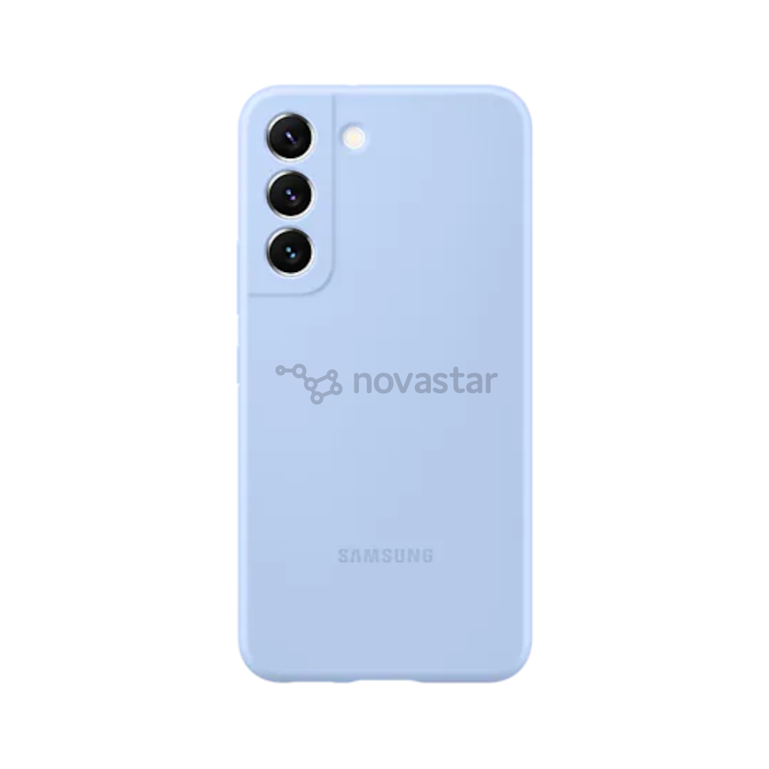 Dėklas Samsung Galaxy S22 Silicone Cover, Light Blue