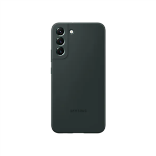 Dėklas Samsung Galaxy S22+, Silikoninis, Dark green