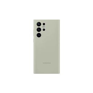 Samsung Galaxy S22 Ultra Silicone Cover, зеленый - Чехол для смартфона EF-PS908TMEGWW