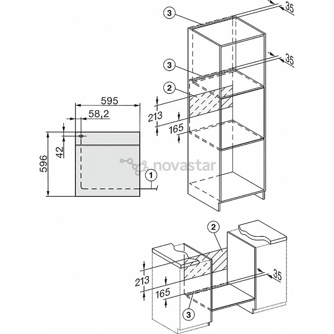 Orkaitė Miele H7464BPOBSW