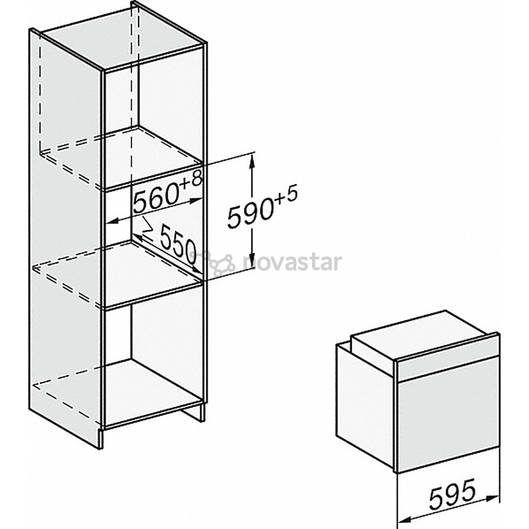 Orkaitė Miele H7464BPOBSW