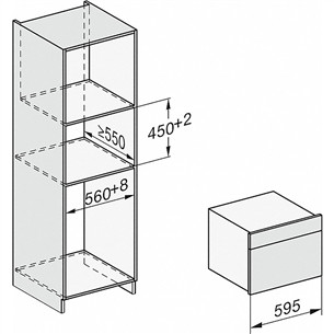 Orkaitė Miele DG7440OBSW