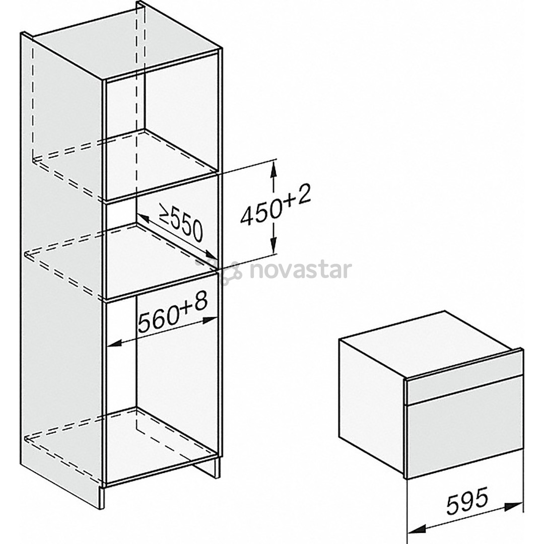 Orkaitė Miele DG7440OBSW