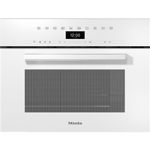 Miele, 40 L, white - Built-in Microwave-Steam Oven
