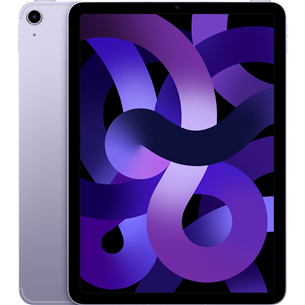 Planšetinis kompiuteris Apple iPad Air 2022, Wi-Fi + 5G, 64 GB, Purple MME93HC/A